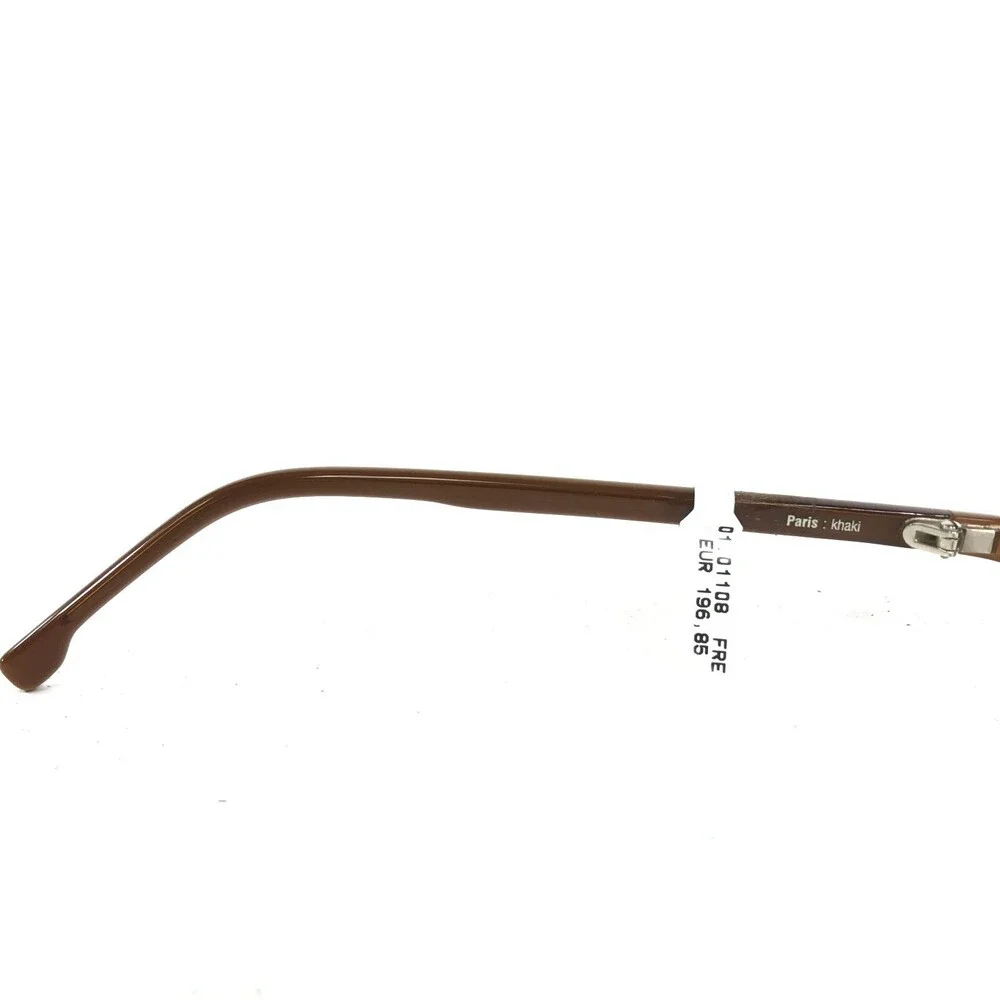FreudenHaus Paris Khaki Eyeglasses Frames Clear Brown Round Oval 44-16-130